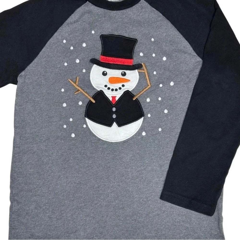 Gymboree Embroidered‎ Snowman Top